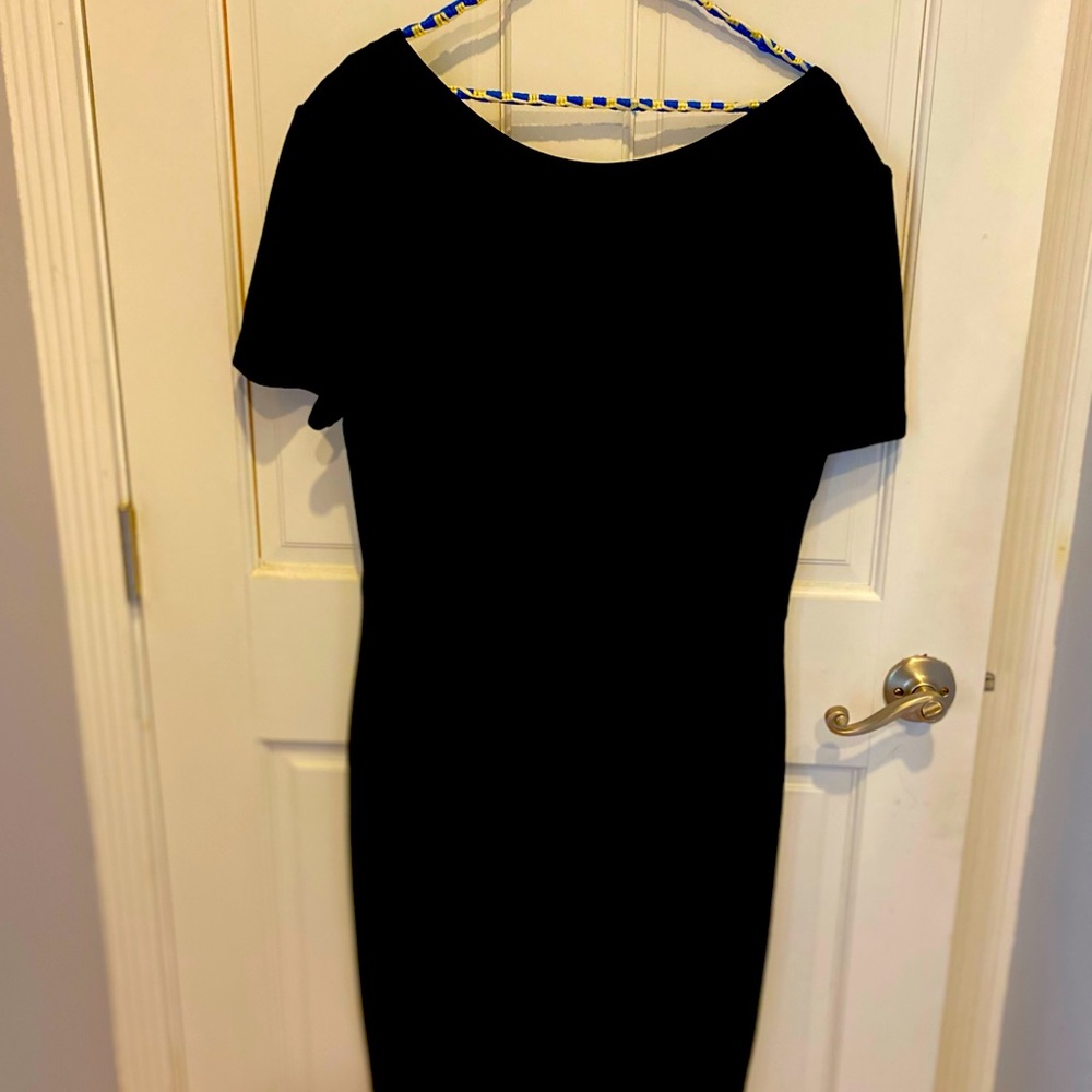Boden Scoop Neck Ribbed Dress